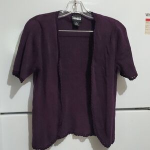 Studio Women's Purple Sweater Top Size M